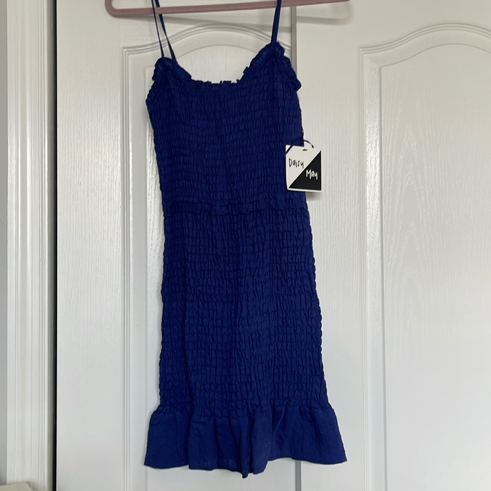 Daisy May Blue tank top dress in size s